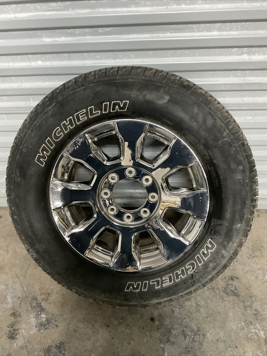 2017 FORD F350 LARIAT OEM WHEEL RIM MICHELIN TIRE 20X8 LT275/65/R20