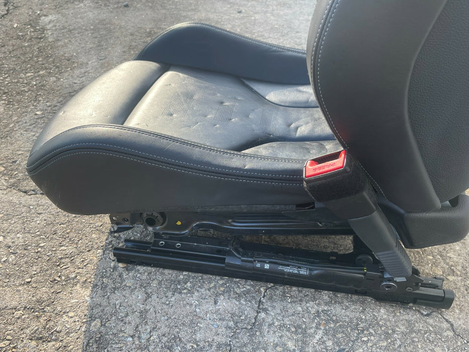 2015 BMW M4 COUPE FRONT PASSENGER SEAT BLACK LEATHER OEM 2016 2017 *DAMAGE*
