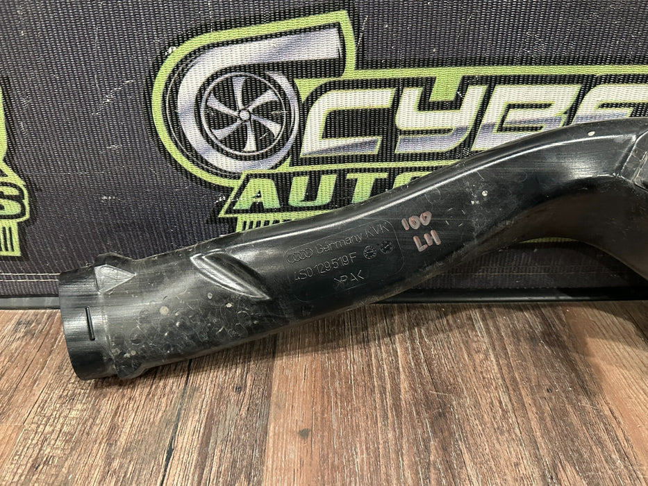 2017-18 AUDI R8 DRIVER LEFT AIR INTAKE DUCT TUBE OEM 4S0 129 519 F