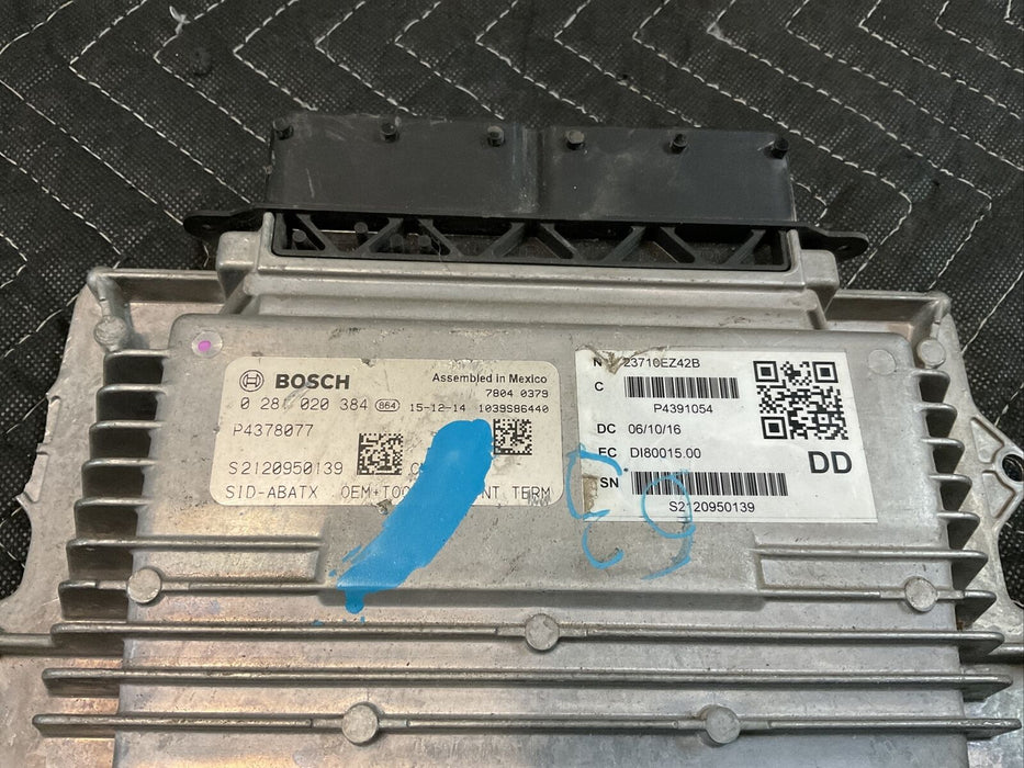 2016 NISSAN TITAN XD 5.0 CUMMINS ECM ECU PCM CONTROL BOSCH 0281020384