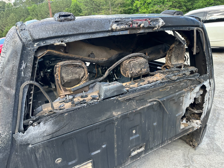 2023 2024 FORD F250 F350 F45 CAB SHELL WITH DOORS OEM *BURN DAMAGE*