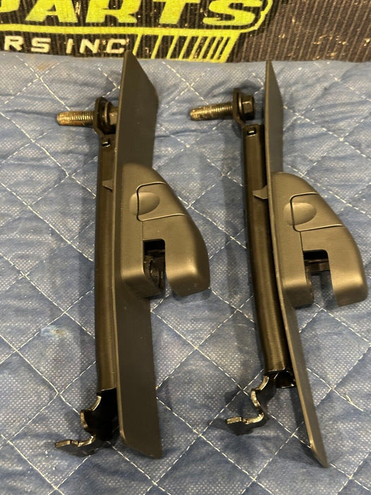 2020 FORD F250 F350 F450 PLATINUM B PILLAR SEATBELT ADJUSTER BRACKETS PAIR OEM