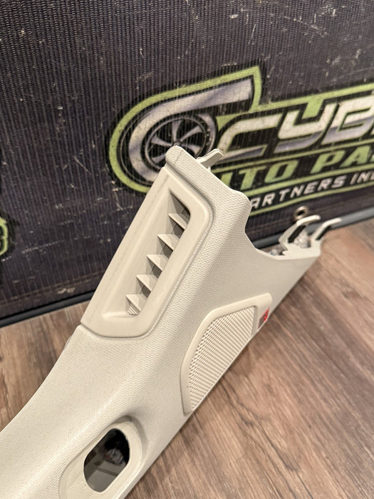 2017 NISSAN TITAN XD RESERVE DRIVER LEFT A PILLAR TRIM W SPEAKER OEM