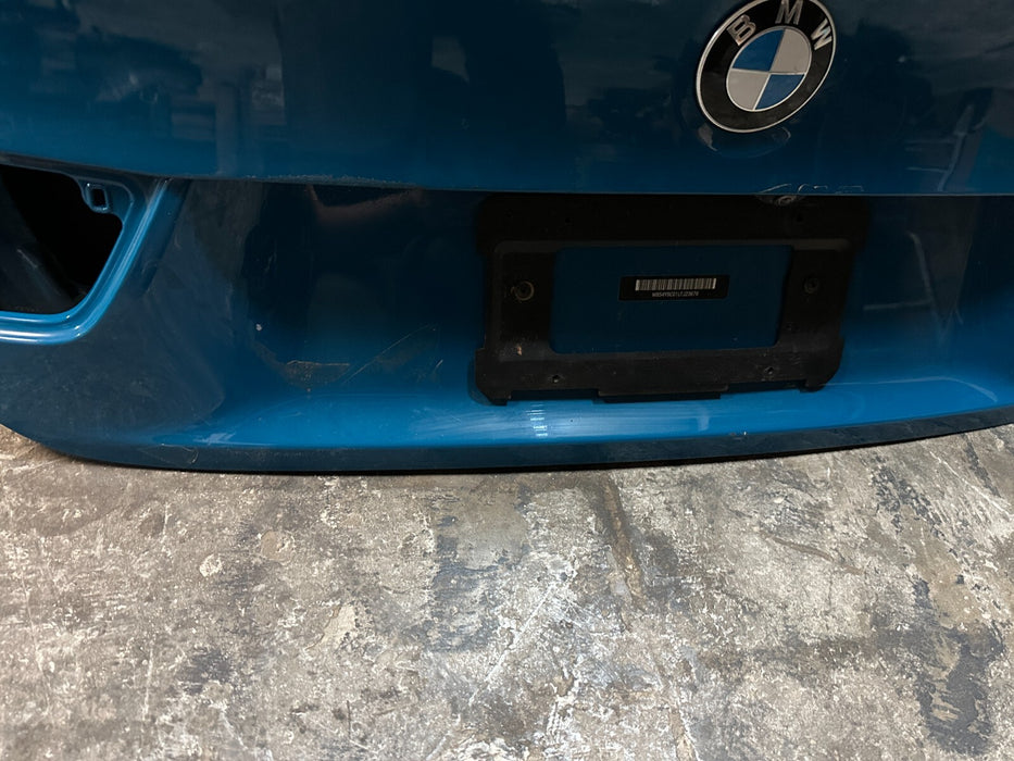 2015-2020 BMW M4 F82 REAR TRUNK DECK LID LAGUNA SECA BLUE 448 ~DAMAGE~