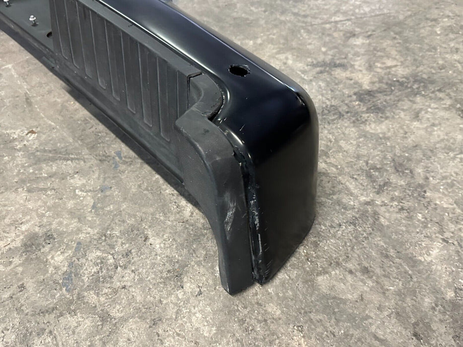 2017-2022 FORD F250 F350 F450 BLACK REAR BUMPER W NO SENORS OEM