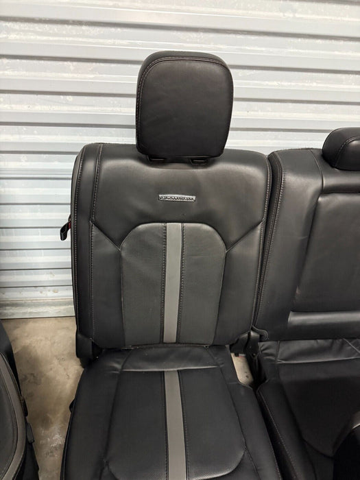 2017-2019 FORD F250 F350 F450 PLATINUM INTERIOR FRONT REAR SEATS CONSOLE PANELS