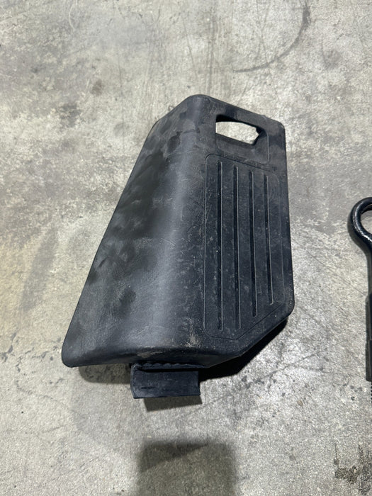 2014 PORSCHE 911 TURBO S SPARE TIRE TOOL KIT W CENTER WHEEL SOCKET OEM