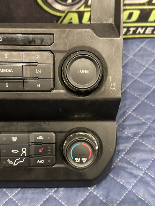 2020 FORD F250 F350 XLT DASH CENTER HVAC CLIMATE CONTROL BEZEL OEM LC3T 18E245