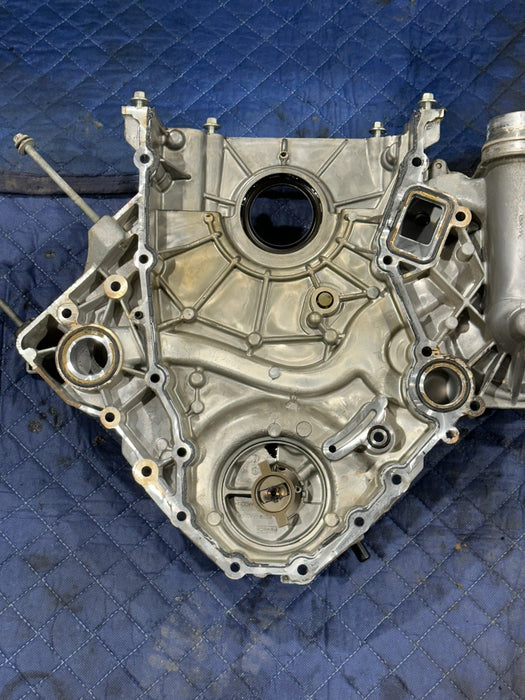 2020 FORD F250 F350 6.7L ENGINE TIMING COVER OEM 55K MILES HC3Q-2A451-CA 17-22