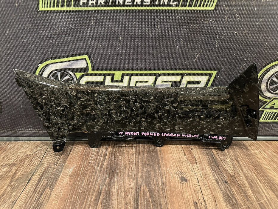 2012 LAMBORGHINI AVENTADOR FORGED CARBON FIBER OVERLAY (WRAP) TRIM SET OEM