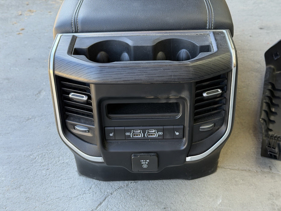 2024 RAM 3500 LARAMIE CENTER CONSOLE BLACK LEATHER *DAMAGE*