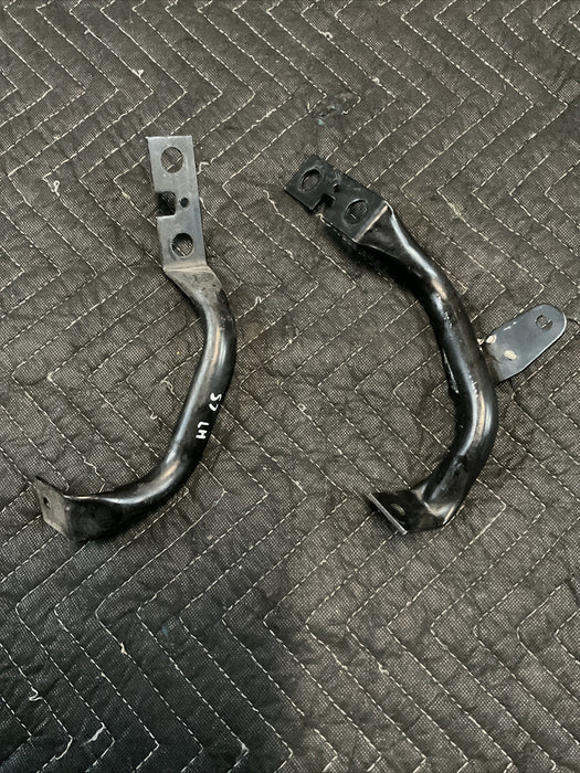 2010 NISSAN 370Z RIGHT LEFT PAIR RADIATOR SUPPORT SLAM PANEL BRACKET 625521EA2A