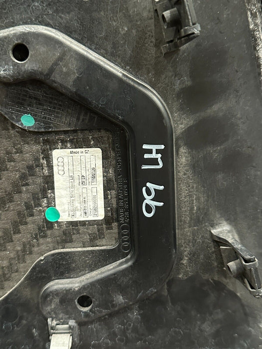 2021 AUDI R8 UPPER DRIVER LEFT CARBON FIBER TRIM OEM *MINOR PPF FLAW*