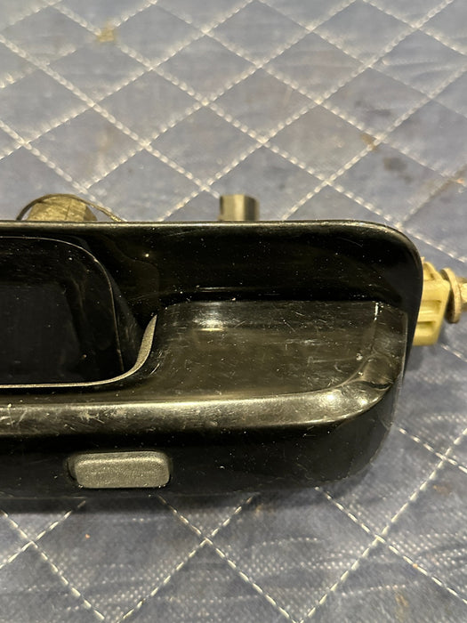 2017-2019 FORD F250 F350 F450 FRONT RIGHT DOOR HANDLE OEM BLACK PEARL G1 *FLAW*