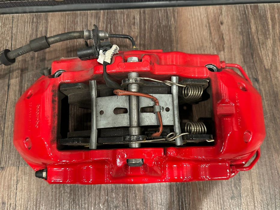 2021 AUDI R8 FRONT LEFT RED CARBON CERAMIC BRAKE CALIPER OEM *MINT CONDITION!*