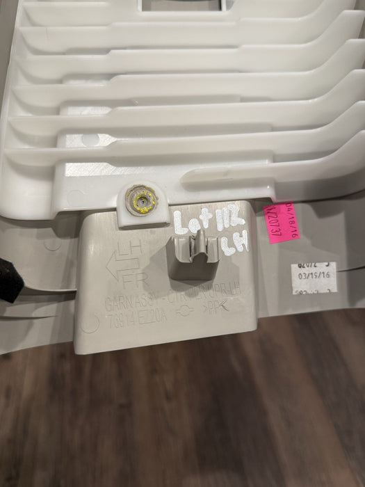 2017 NISSAN TITAN XD RESERVE LEFT RIGHT UPPER B PILLARS OEM