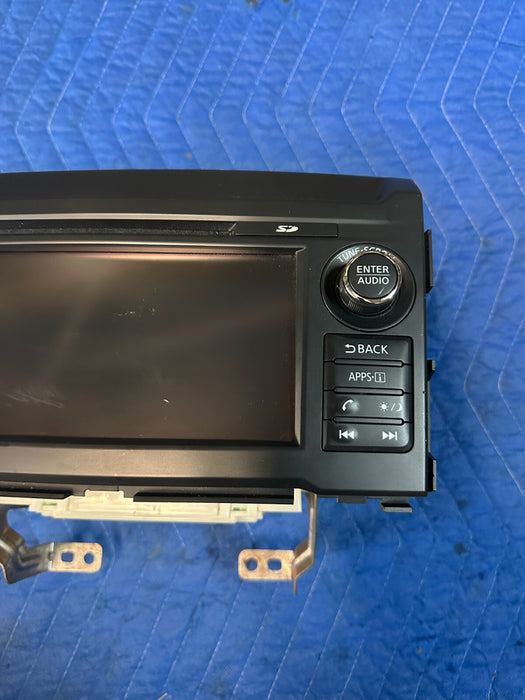 2016 NISSAN TITAN XD PRO 4X RADIO RECEIVER HEAD UNIT NAVIGATION DISPLAY SCREEN