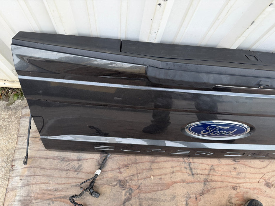 2017-2019 FORD F250 F350 F450 TAILGATE MAGNETIC METALLIC (J7) OEM *DENT #12*