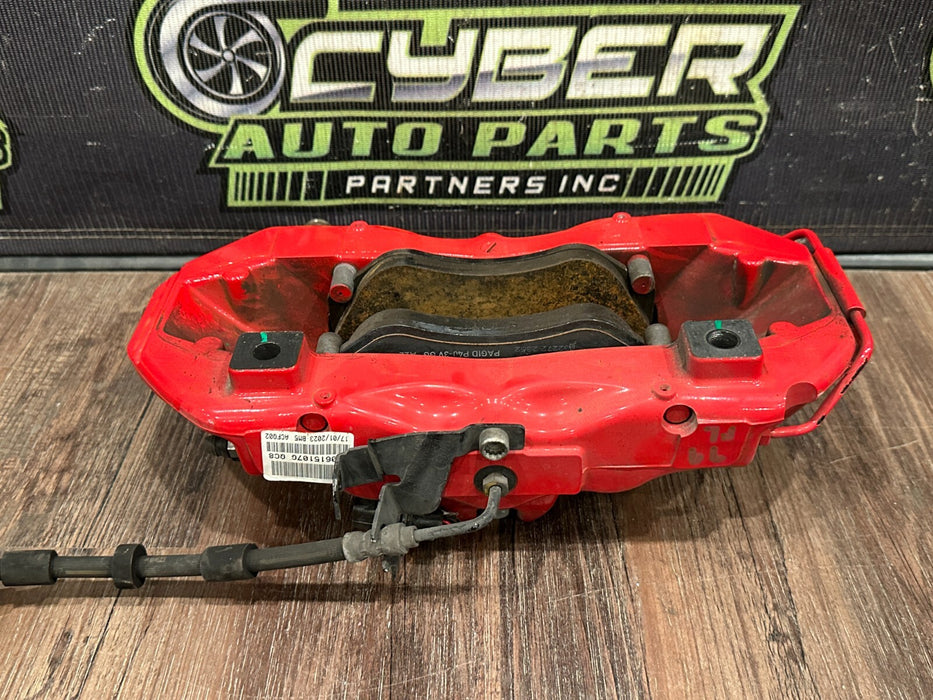 2021 AUDI R8 FRONT LEFT RED CARBON CERAMIC BRAKE CALIPER OEM *MINT CONDITION!*
