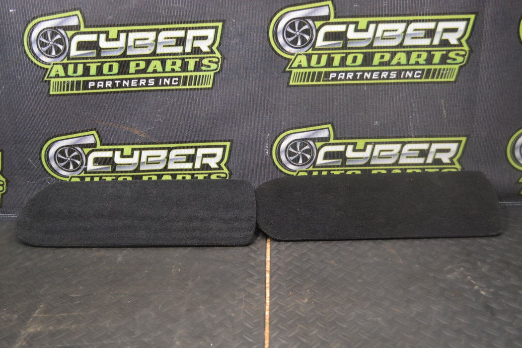 NISSAN 370Z REAR CONSOLE SEAT BACK CLOTH FLOOR MATS 31K MILES OEM