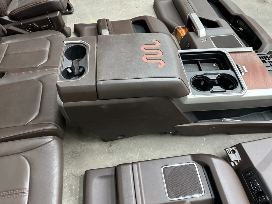 2017-2019 FORD F250 F350 F450 KING RANCH FRONT REAR SEATS ONLY!