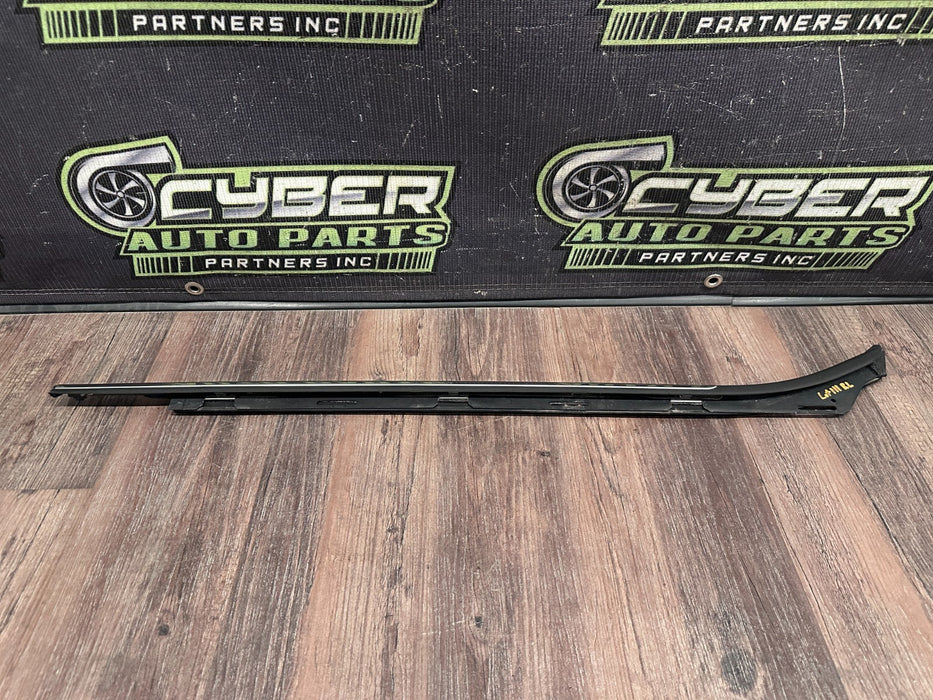 2017-2019 FORD F250 F350 F450 REAR LEFT CHROME DOOR WINDOW BELT OEM