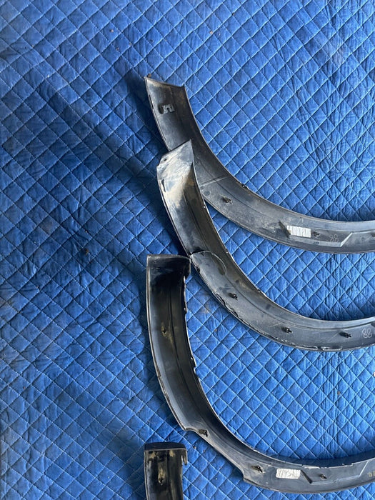 2016 2019 NISSAN TITAN XD RESERVE FRONT & REAR FENDER FLARE SET OEM