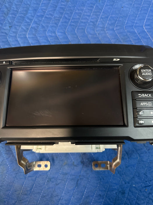 2016 NISSAN TITAN XD PRO 4X RADIO RECEIVER HEAD UNIT NAVIGATION DISPLAY SCREEN