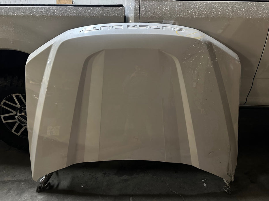 2017 2018 2019 2020 2021 2022 FORD F250 F350 450 METALLIC WHITE HOOD PANEL