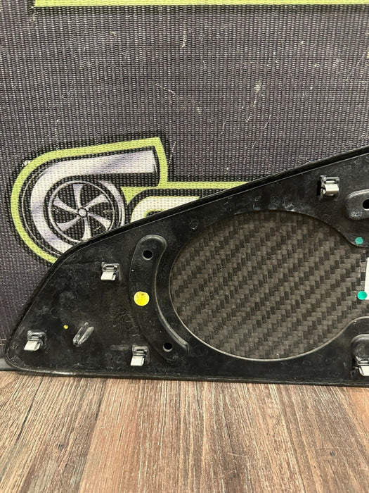 2021 AUDI R8 UPPER DRIVER LEFT CARBON FIBER TRIM OEM *MINOR PPF FLAW*
