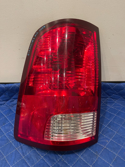 2017 DODGE RAM 2500 MEGA CAB REAR DRIVER LEFT TAIL LIGHT OEM *SCRATCHES*