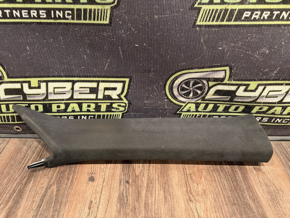 2014 PORSCHE 911 TURBO S 991 RIGHT ALCANTARA A PILLAR TRIM OEM 991.555.182 *WEAR