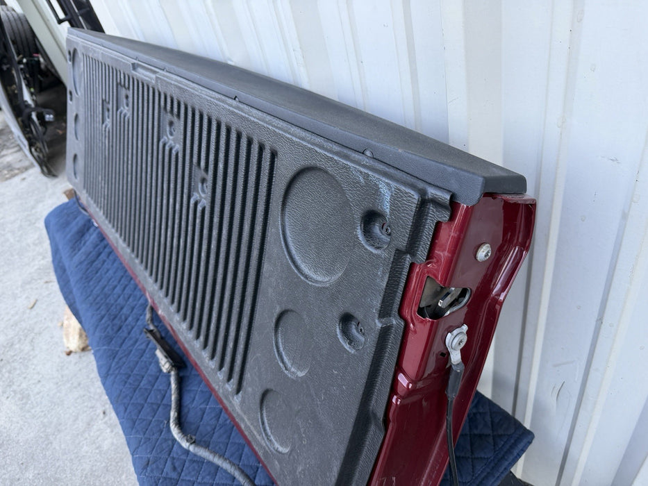 2015 RAM 2500 TAILGATE ASSEMBLY DEEP CHERRY RED CRYSTAL PEARL OEM 2014-2018