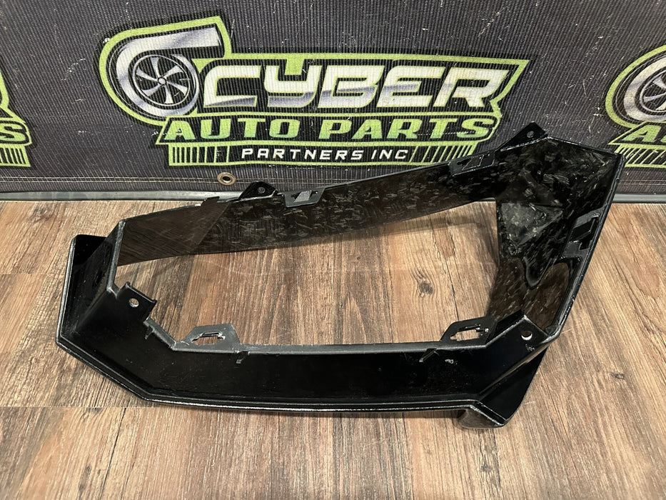 2012 LAMBORGHINI AVENTADOR FORGED CARBON FIBER OVERLAY (WRAP) TRIM SET OEM