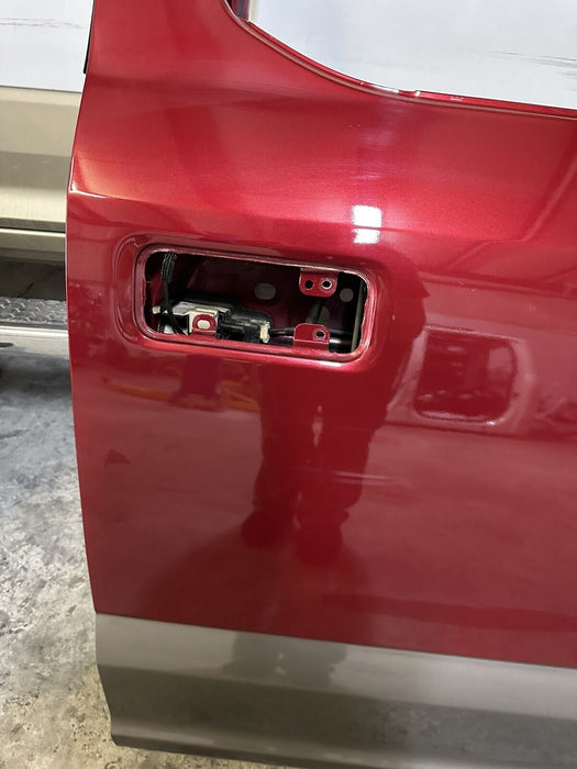 2017-2022 FORD F250 F350 REAR RIGHT DOOR TWO-TONE RUBY RED, CARIBOU (RR,H5)