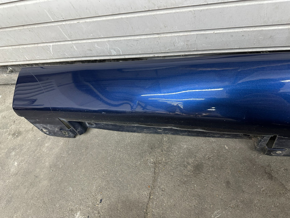 2013 NISSAN 370Z SPORT CONVERTIBLE LEFT SIDE SKIRT MIDNIGHT BLUE OEM *WEAR 3-5*