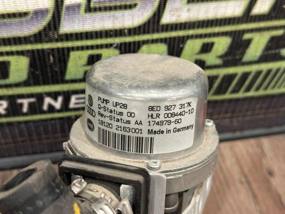 2017-18 AUDI R8 BRAKE BOOSTER VACUUM PUMP ASSEMBLY OEM 8E0 927 317K