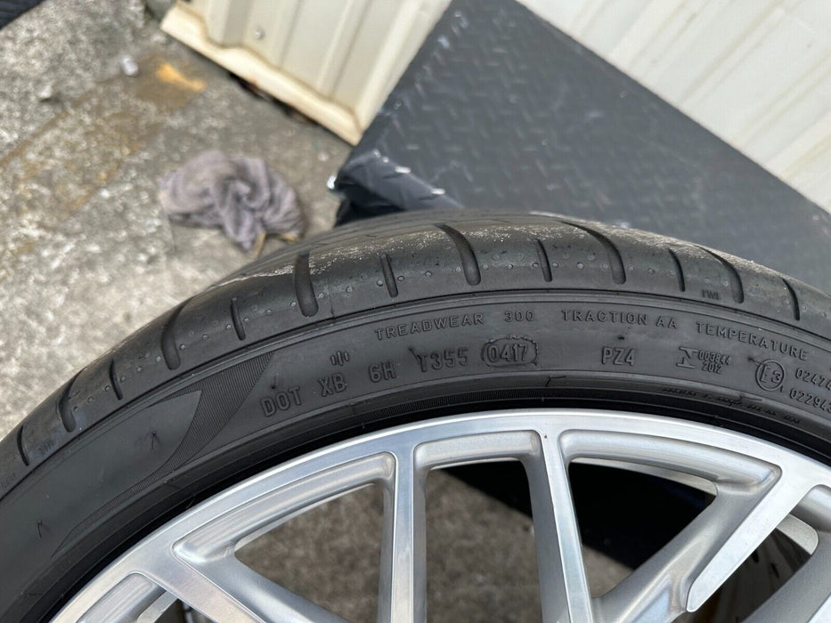 2017 2018 AUDI R8 OEM RIMS 20X11 20X8.5 WHEELS PIRELLI P ZERO TIRES 4S0601025S