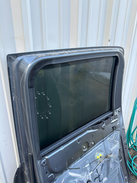 2016 Nissan Titan XD Crew Cab REAR RIGHT RH DOOR SHELL GUN METALLIC (KAD) OEM