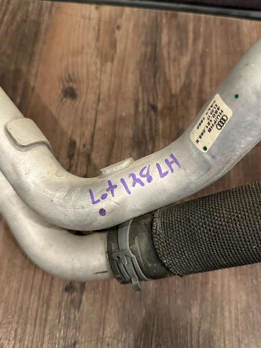 2017 AUDI R8 FRONT LEFT RADIATOR COOLANT HOSE PIPE ASSEMBLY OEM 4S0 121 065