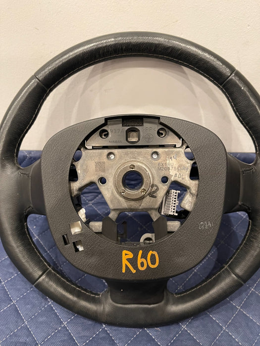2017 INFINITI Q50 RED SPORT BLACK LEATHER STEERING WHEEL W CONTROLS OEM