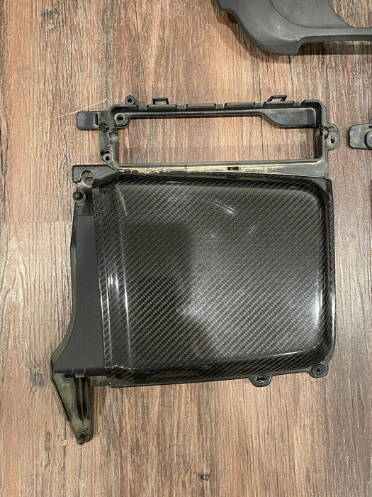 2017 2018 AUDI R8 PLUS FACTORY CARBON FIBER ENGINE BAY 6 PIECE KIT OEM GENUINE