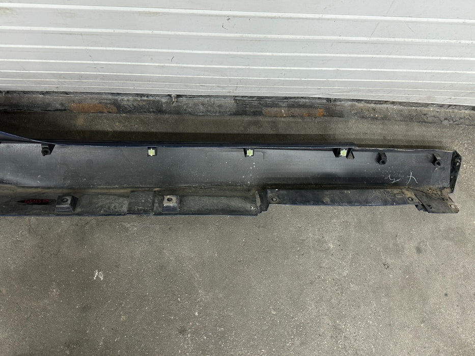 2013 NISSAN 370Z SPORT CONVERTIBLE LEFT SIDE SKIRT MIDNIGHT BLUE OEM *WEAR 3-5*