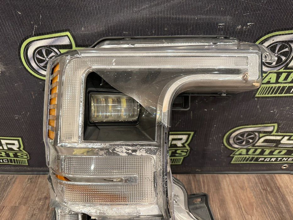2020-2022 FORD F250 F350 F450 PASSENGER RIGHT LED HEADLIGHT OEM *DAMAGED/READ*