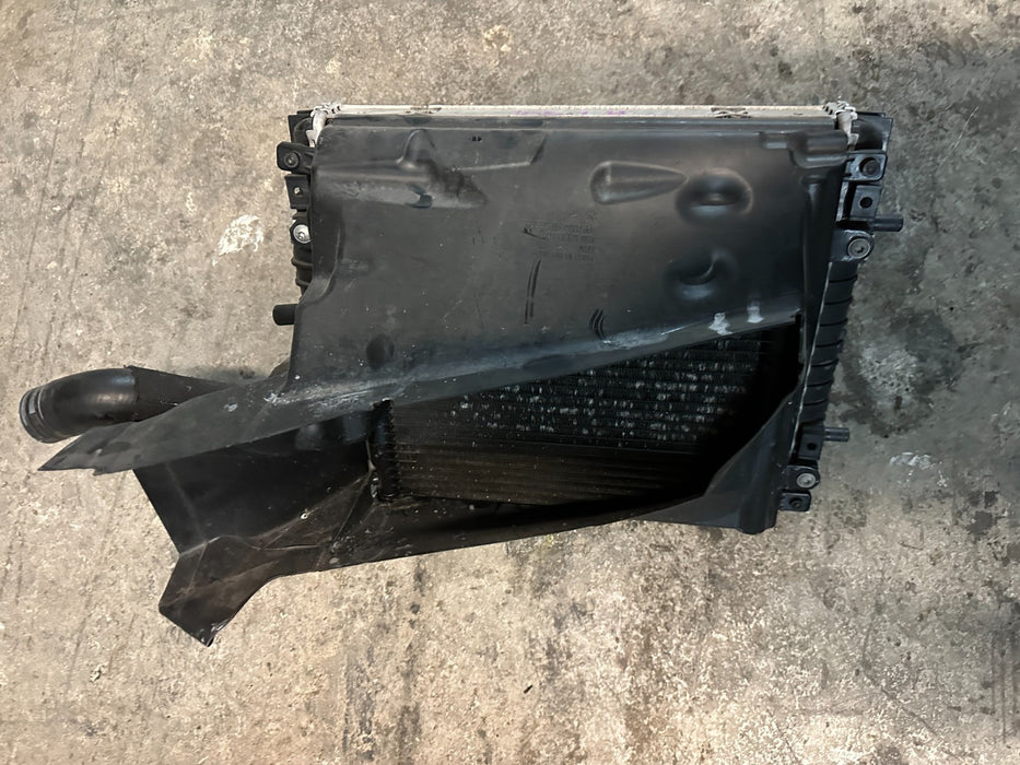 2021 AUDI R8 FRONT LEFT RADIATOR AC A/C CONDENSER ASSEMBLY OEM 4S0 121 252 B