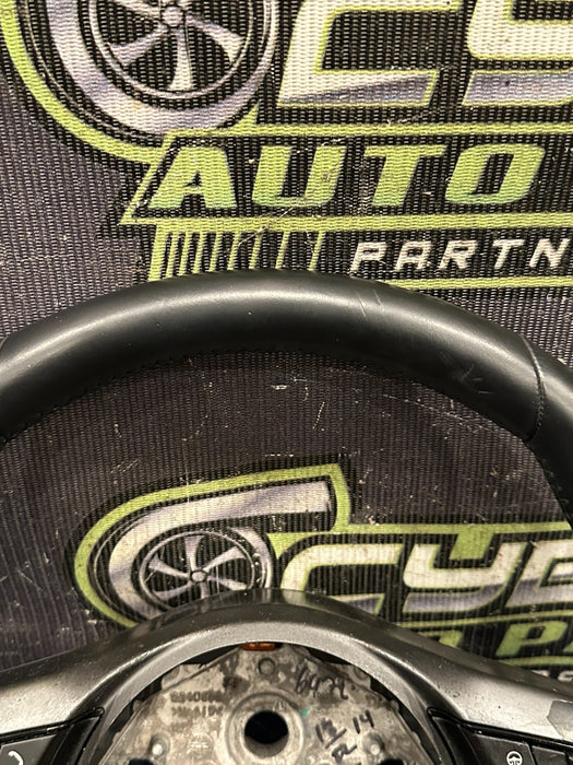 2015-2020 JAGUAR F TYPE R STEERING WHEEL FLAT BOTTOM EX53 3F563 AFE8PVJ ~READ!!~