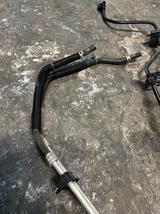 2017 2019 FORD F250 F350 SUPERDUTY DIESEL FUEL COOLER W/ LINES OEM HC34 9N103 AC