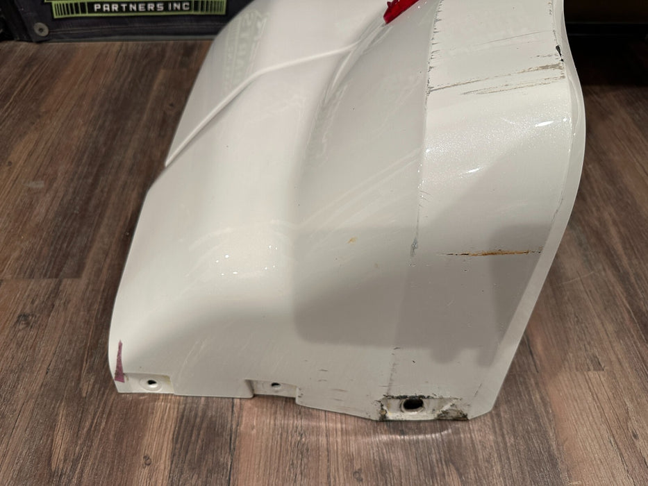 2017 2019 FORD F350 F450 RIGHT DUALLY BED SIDE FENDER FLARE PEARL WHITE *UG* OEM