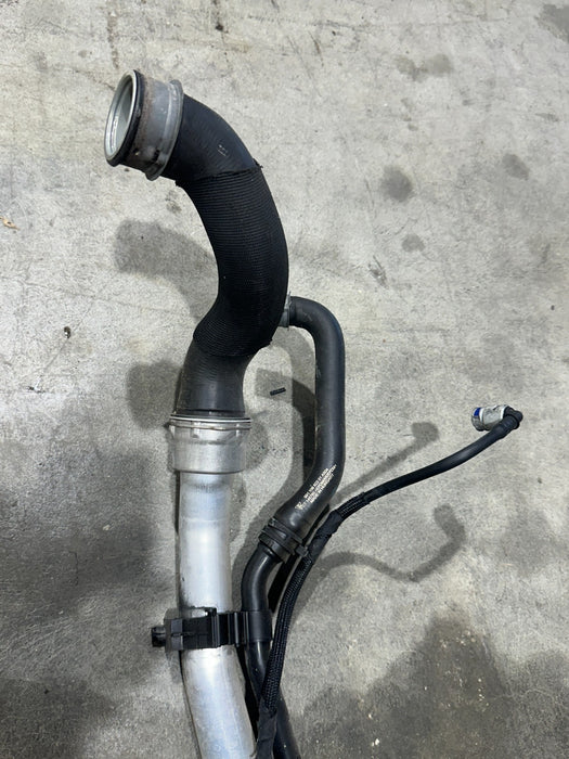 2014 PORSCHE 911 TURBO S REAR LEFT ENGINE WATER COOLANT HOSE LINES OEM