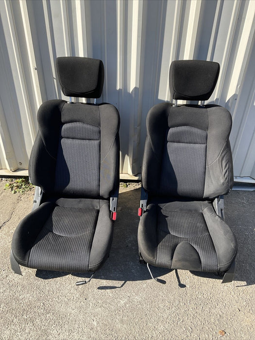 2014 NISSAN 370Z BASE CLOTH SEATS DRIVER PASSENGER PAIR OEM 2009-2020